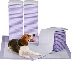 Petfamily Dog Training Pee Pads, 23 x 24-in, 100 count, Lavender Scented