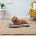 MidWest Quiet Time Ombre Swirl Dog Crate Mat, Grey, 24-in
