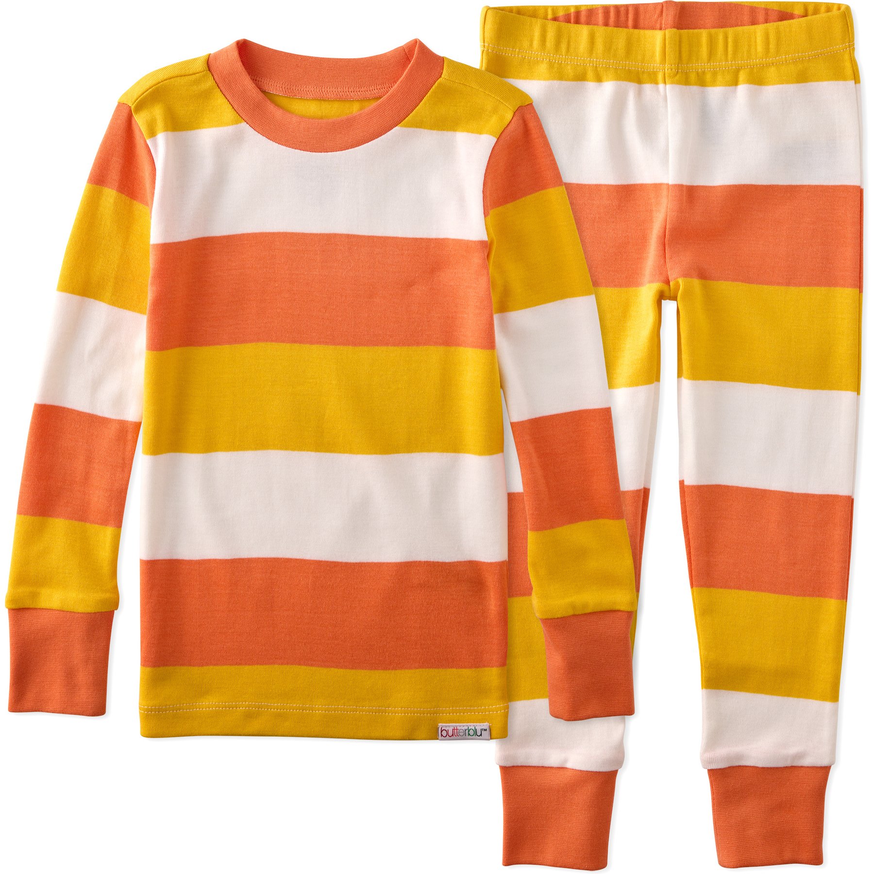 Pet Passion Zen Candy Corn Stripe 2-piece Pajama Set, 5T