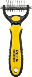 Pet Republique Dematting Tool for Dogs & Cat Rake Style with 6+11 Dual-Side Blades slide 2 of 9