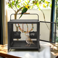 Wisfor Travel Metal Parrot Cage, 22-in slide 2 of 7