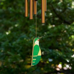 GeoCentral Avian Echoes Hummingbird Outdoor Hanging Wind Chime slide 2 of 3