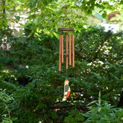 GeoCentral Avian Echoes Woodpecker Outdoor Hanging Wind Chime slide 2 of 3
