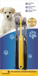 Pet Republique Small Dog & Cat Toothbrush, 3 count slide 1 of 7