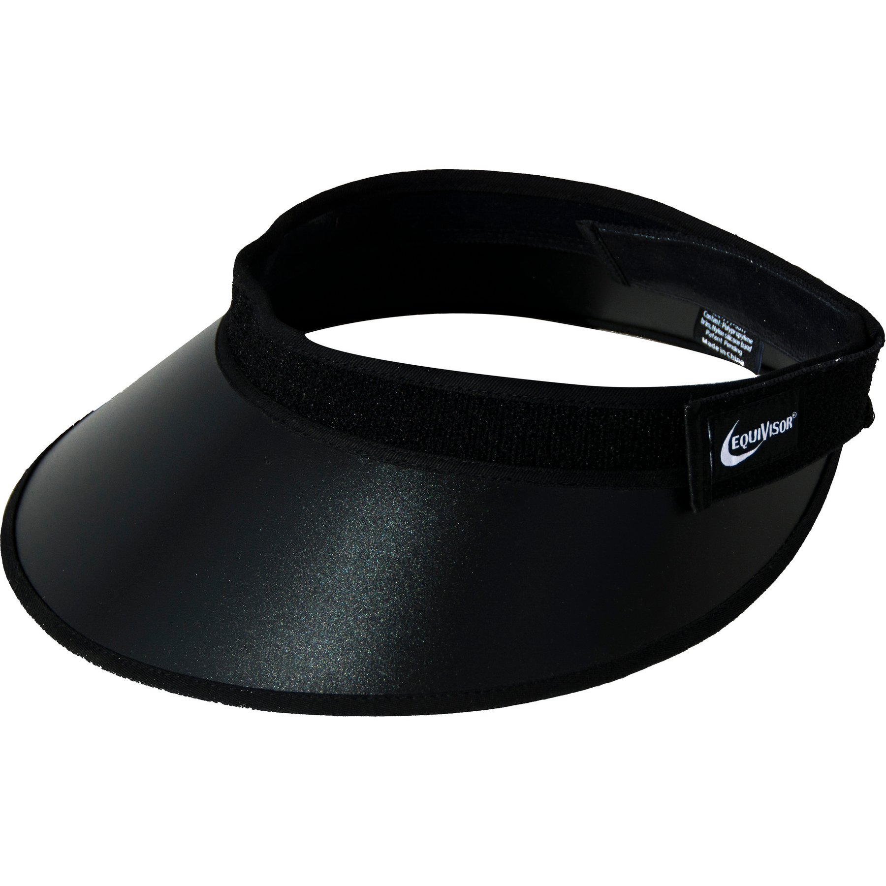 EquiVisor Sport Horse Riding Helmet Accessory, Black, 4.5-in