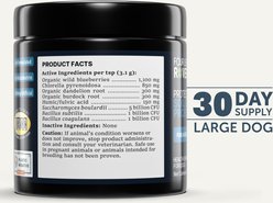 Four Leaf Rover Gut & Immune Support Protect Soil-Based Probiotic & Daily Detox Supplement Digestive Health Flavored Powder Digestive Aid for Dogs, 3.3-oz slide 2 of 9