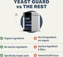 Four Leaf Rover Yeast Guard Gut Microbiome & Microbial Balance Support Supplement Digestive Health Flavored Powder Digestive Aid for Dogs, 1.25-oz slide 2 of 9