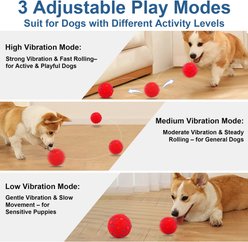 UPSKY Interactive Ball Dog Toy with Remote, Red slide 2 of 9