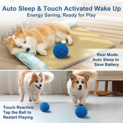 UPSKY Interactive Ball Dog Toy with Remote, Blue slide 2 of 9