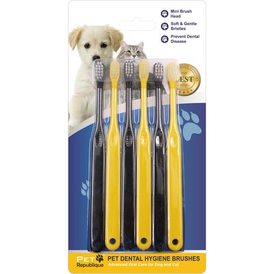 Pet Republique Pet Republique Small Dog & Cat Toothbrush, 6 count