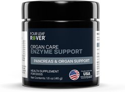 Four Leaf Rover Organ Care Herbal Support Liver, Kidney & Digestive Health Beef Flavored Powder Digestive Aid for Dogs, 1.6-oz