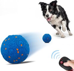 UPSKY Interactive Ball Dog Toy with Remote, Blue