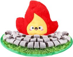 HugSmart Campsite Snuffle Mat Plush Squeaky Dog Toy, Small/Medium
