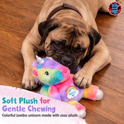 Bow Wow Full Body Squeaker Unicorn Plush Dog Toy slide 2 of 5