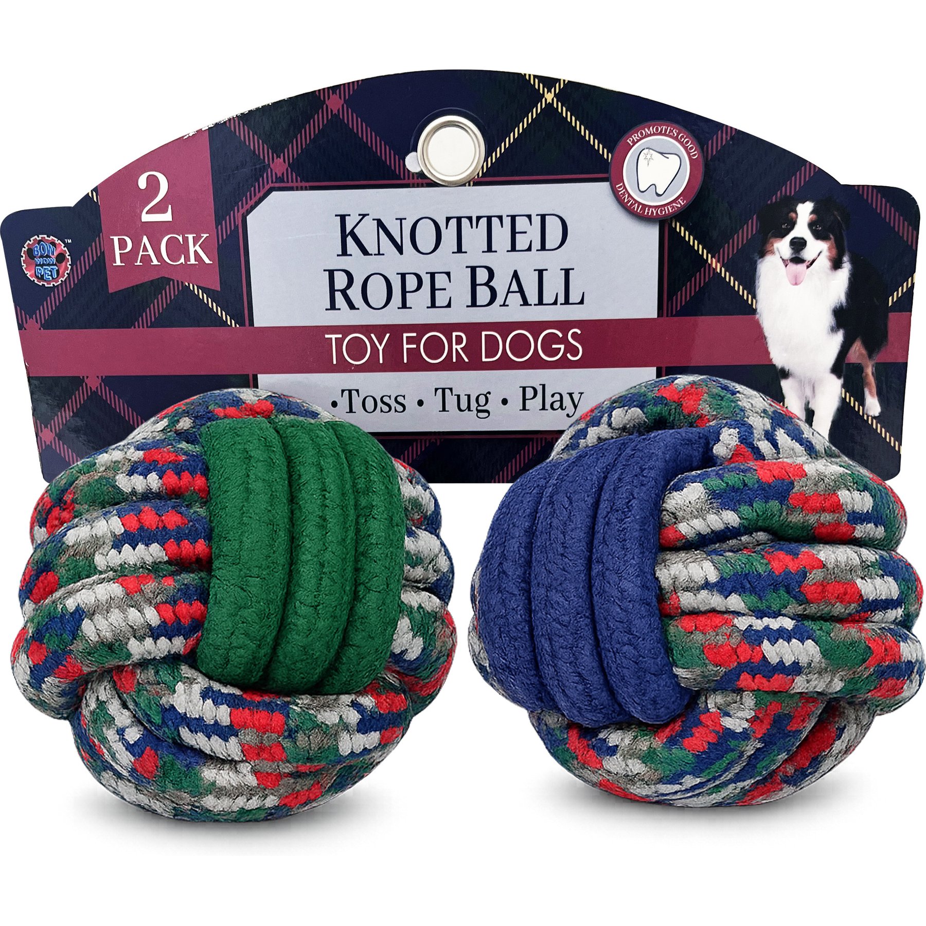 Bow Wow Woven Rope Ralph Dog Toy