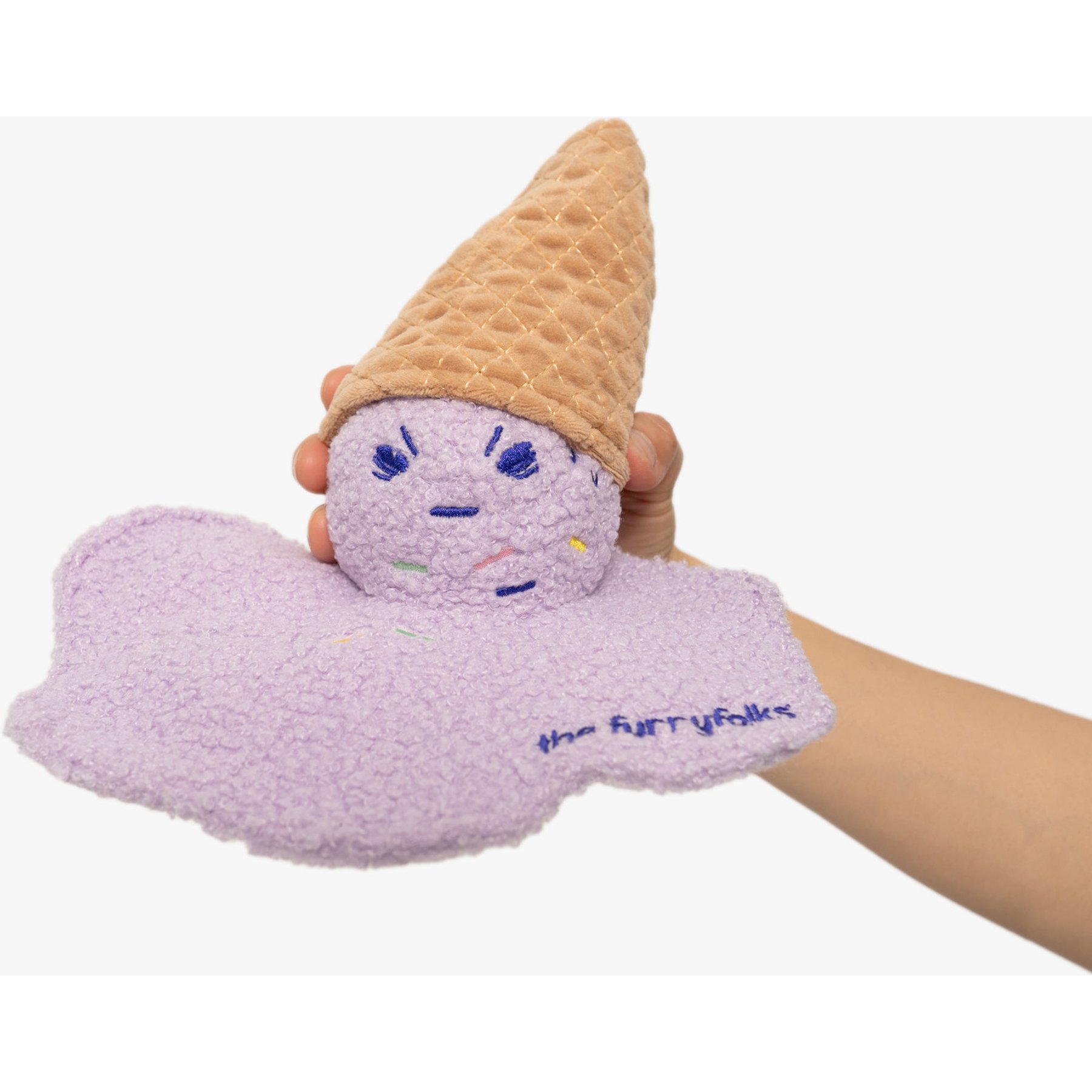 the furryfolks i-scream Nosework Plush Dog Toy