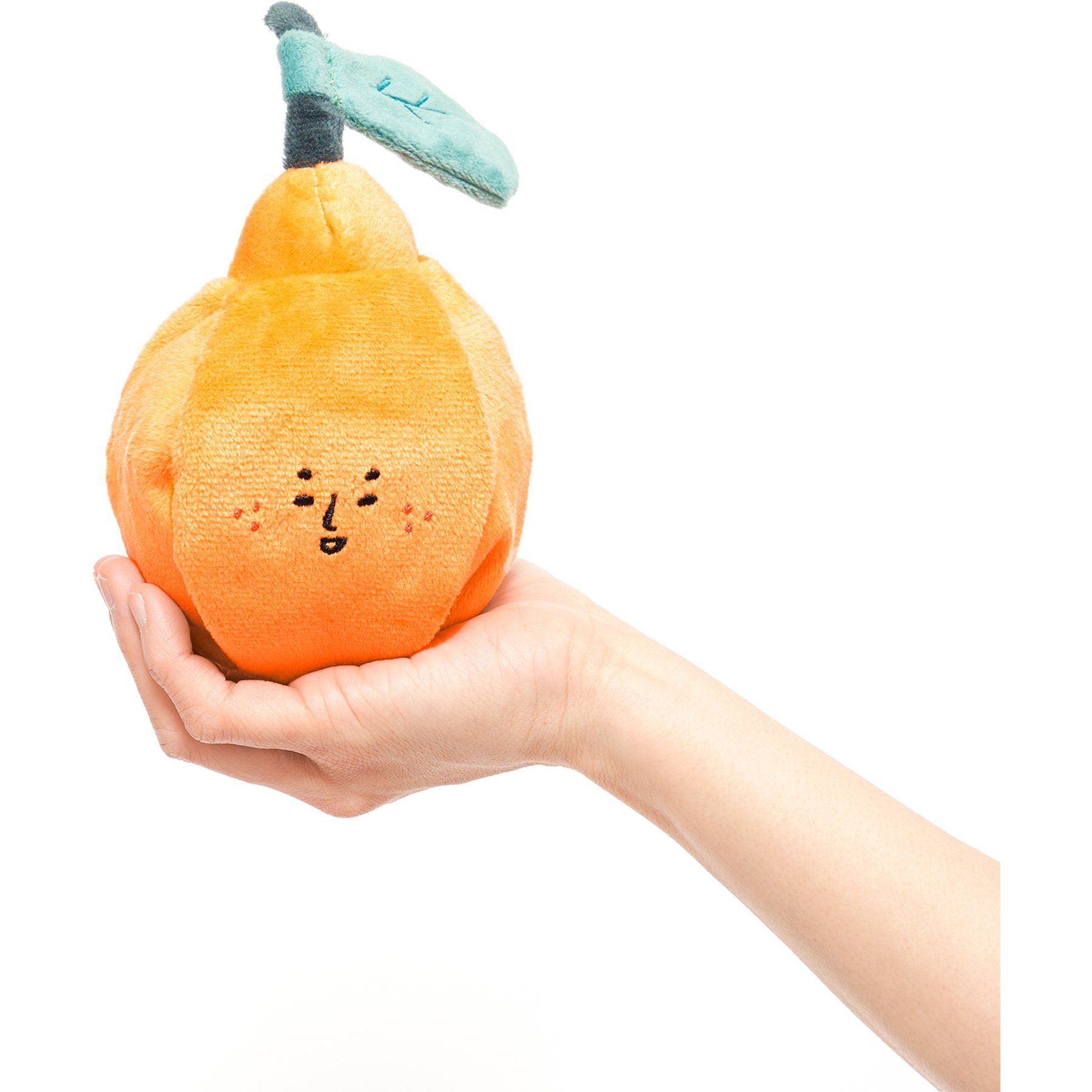 the furryfolks Orange Nosework Plush Dog Toy