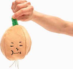 the furryfolks Yellow Onion Nosework Plush Dog Toy
