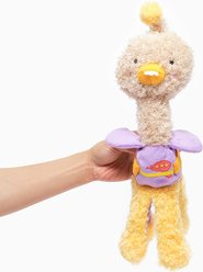 the furryfolks OstriKraken Nosework Plush Dog Toy