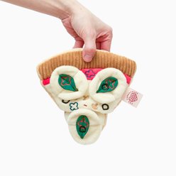 the furryfolks Pizza Nosework Plush Dog Toy
