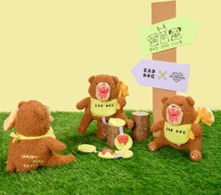 the furryfolks Happy Bear Tofino Nosework Plush Dog Toy slide 2 of 9