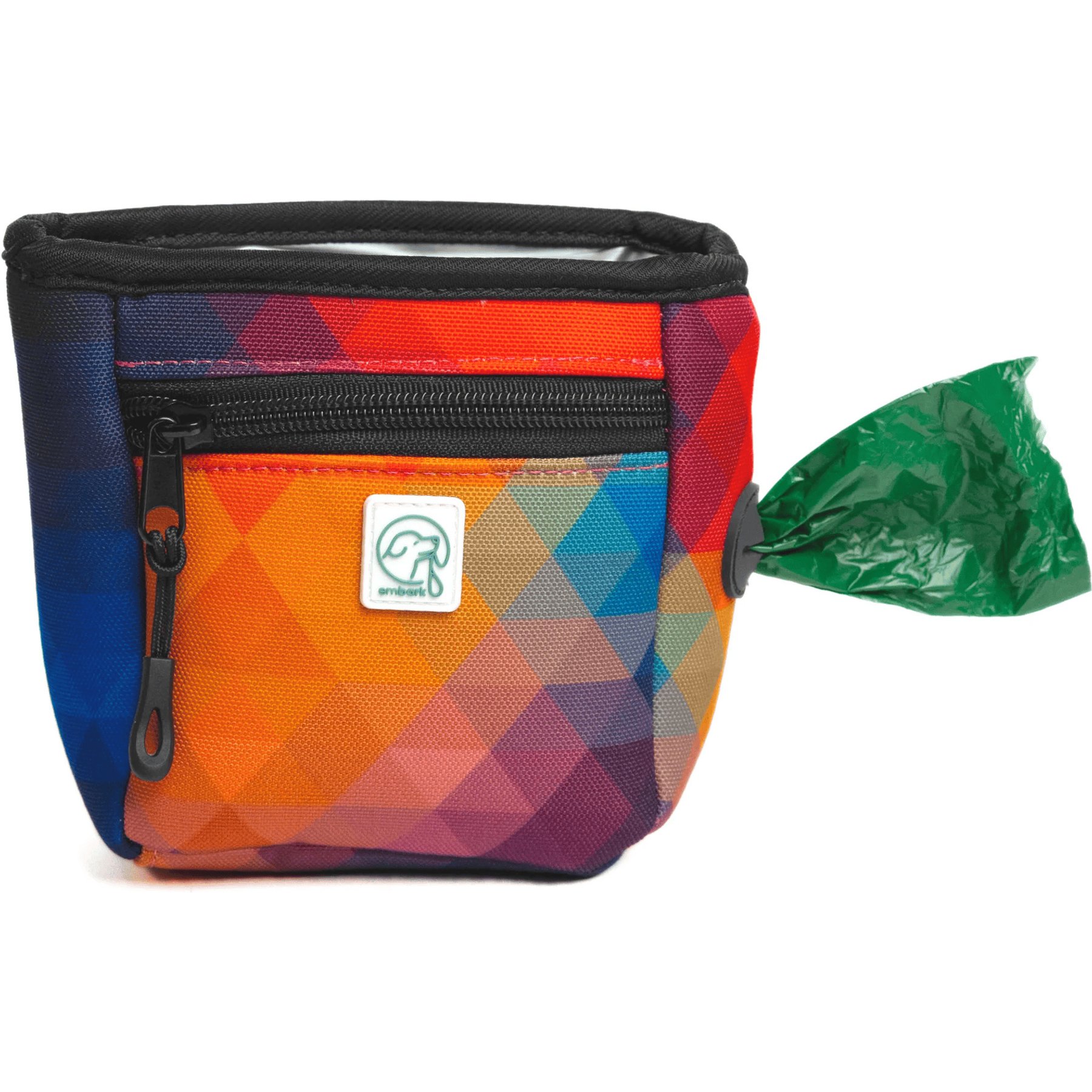 Embark Harness Co. 3-in-1 Adventure Treat Bag with Built In Poop Bag Dispenser, Aurora
