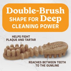 Merrick Fresh Kisses Peanut Butter & Banana Medium Dental Dog Treats, 22 count slide 2 of 7