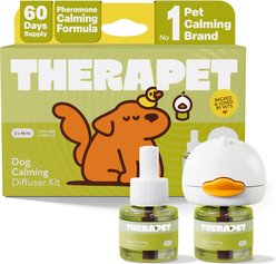 TherapetMD Dog Pheromone Calming Diffuser & Refill Kit for Stressed Dogs