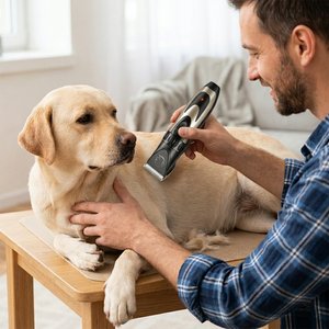 Pet Republique Hair Clipper Rechargeable & Quite with Guide Combs for Dogs & Cats