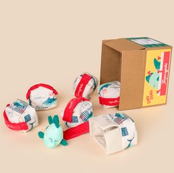 the furryfolks Fish Express Nosework Plush Dog Toy slide 2 of 9