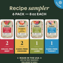 Instinct FreshRaw Meals Variety Pack Dog Food, 8-oz, case of 6 slide 2 of 9