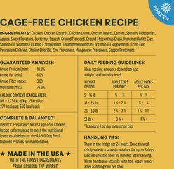 Instinct FreshRaw Meals Grain-Free Cage-Free Chicken Recipe Dog Food, 16-oz, case of 6 slide 2 of 8