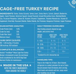 Instinct FreshRaw Meals Grain-Free Cage-Free Turkey Recipe Dog Food, 16-oz, case of 6 slide 2 of 8