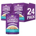 Stella & Chewy's Carnivore Cravings Salmon, Tuna & Mackerel Flavored Shredded Wet Cat Food, 2.8-oz pouch, case of 24