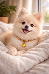 NonoPets Luxury Cuban Adjustable Link Chain Dog & Cat Collar with Bell, Small: 8.7 to 11-in neck, 1/2-in wide, Gold slide 2 of 5