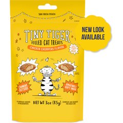 Tiny Tiger Chicken Chompers Flavor Filled Crunchy Cat Treats (NEW LOOK AVAILABLE), 3-oz bag