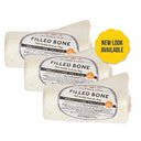 Bones & Chews Made in USA Peanut Butter Flavored Filled Bone Dog Treats, 3 count bundle
