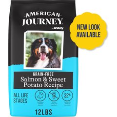 American Journey Grain-Free Salmon & Sweet Potato Recipe Dry Dog Food (NEW LOOK AVAILABLE), 12-lb bag
