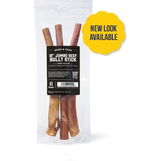 Bones & Chews Jumbo Bully Stick 12" Dog Treats (NEW LOOK AVAILABLE), 3 count slide 1 of 8