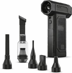 Katziela Cordless Powerful Dog & Cat Hair Remover Handheld Vacuum, Black, Medium