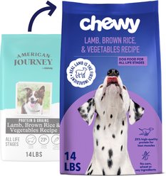 Chewy Made Complete Nutrition Lamb, Brown Rice & Vegetables Recipe Dry Dog Food (FORMERLY AMERICAN JOURNEY), 14-lb bag