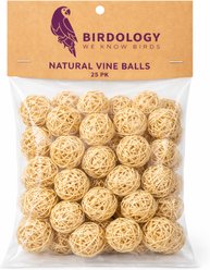Birdology Willow Twig Vine Ball Bird Toy, 1-in, 25 count slide 2 of 5