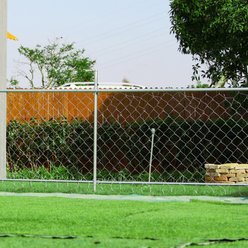RYPetmia Outdoor Enclosure Rust-Resistant Heavy-duty Coated-Metal Dog Exercise Pen, Silver, 32.8-ft slide 2 of 9