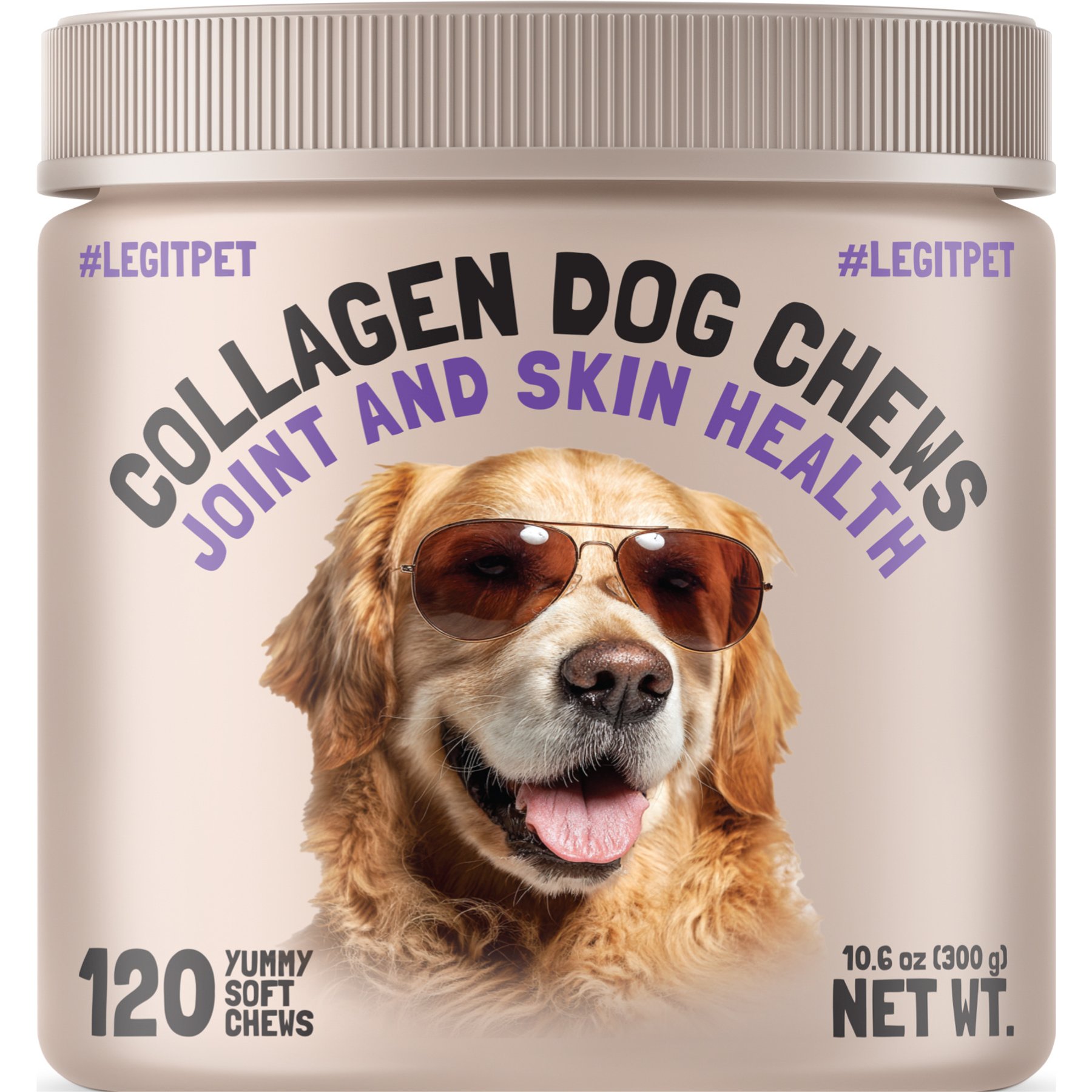 Legitpet Collagen Chews Joint Supplement for Dogs, 120 count