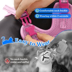 Supet Cat Harness & Leash, Pink, Medium: 10.5 to 19.5-in chest slide 2 of 7