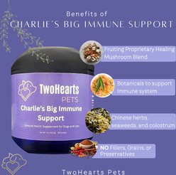 TwoHearts Pets Charlie’s Immune Support Powder Supplement for Dogs & Cats, 4-oz box, 60 count slide 2 of 5