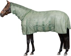 Horze Defense Combo Neck Horse Fly Sheet, New Extremes Dot, 78-in