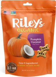 Riley's Pumpkin & Coconut Biscuit Dog Crunchy Treats, 12-oz bag
