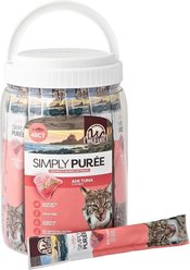 Wild Eats Simply Puree Natural Ahi Tuna Flavored Lickable Cat Treats, 2-lb tub, case of 48 slide 1 of 7