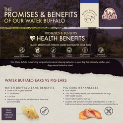 Wild Eats 9-in Water Buffalo PaddyWack Single Source Protein Grain-Free Dog Chew Treats slide 2 of 4